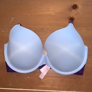 PINK Victoria's Secret Light Blue and Purple Bra
